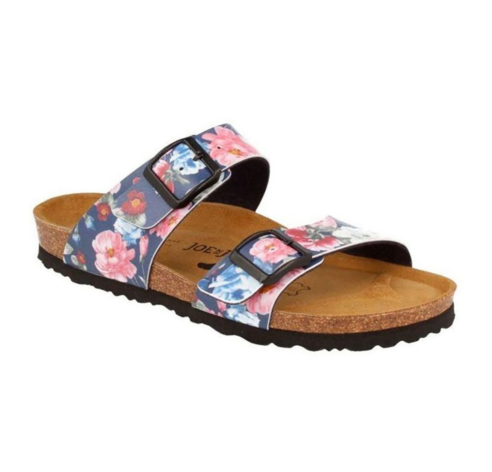 JOE N JOYCE Sevilla SynSoft Damen Pantolette Blau mit Rosen schmal Gr. 36 Pantolette JOE N JOYCE Sevilla SynSoft Damen Pantolette Blau mit Rosen schmal Gr. 36 Pantolette von JOE N JOYCE