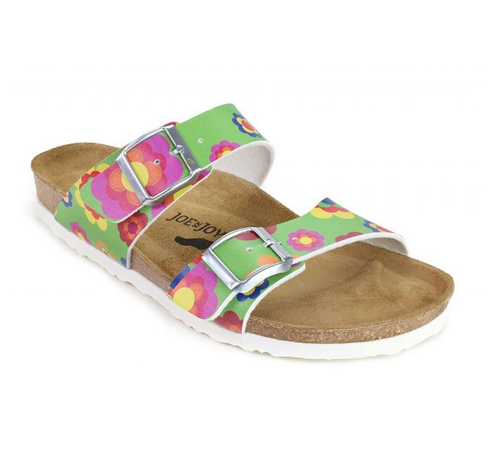 JOE N JOYCE Sevilla SynSoft Damen Pantolette Grün mit Blumenmuster Schmal Gr. 41 Pantolette JOE N JOYCE Sevilla SynSoft Damen Pantolette Grün mit Blumenmuster Schmal Gr. 41 Pantolette von JOE N JOYCE