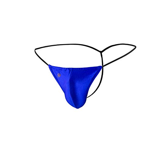 Joe Snyder Wet Look Hilo 02 String, Herren Gr. One size, blau von JOE SNYDER