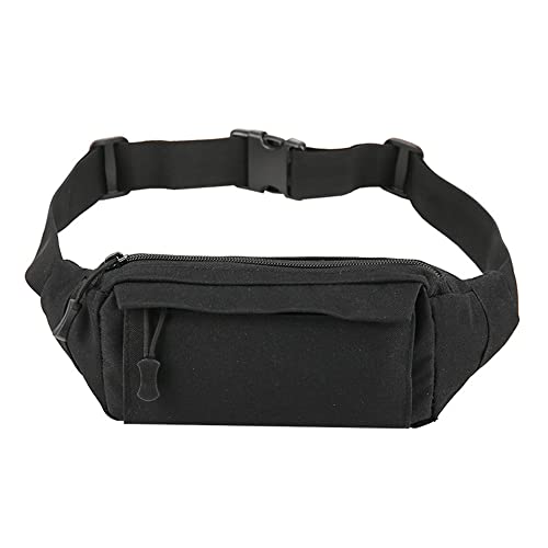 Männer Outdoor Laufen Taille Tasche Große Kapazität wasserdichte Taille Pack for Familie Freunde Nachbarn Geschenk/886 (Color : Black) von JOEBO