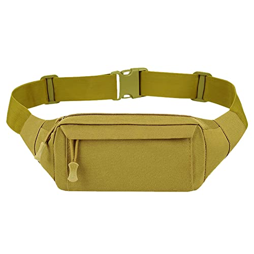 Männer Outdoor Laufen Taille Tasche Große Kapazität wasserdichte Taille Pack for Familie Freunde Nachbarn Geschenk/886 (Color : Khaki) von JOEBO