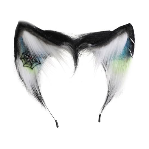 JOERBABU Haarband, Katzenohren, Stirnbänder, pelzig, Plüsch-Stirnbänder, Haarschmuck für Mädchen und Damen, Urlaubsparty-Kopfbedeckung von JOERBABU