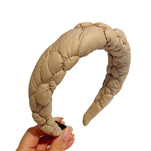 JOERBABU Haarband, Schwamm-Stirnband, gepolstertes Stirnband, Make-up-Stirnband, Kopfband zum Waschen des Gesichts, Haarreifen, breites Stirnband von JOERBABU