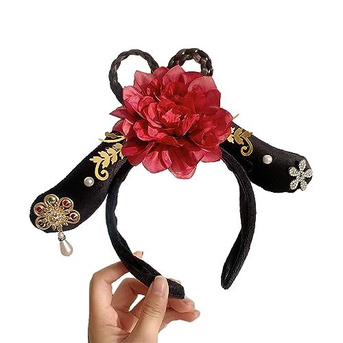 JOERBABU Haarband, chinesische Prinzessinnen-Haarreifen für chinesische Motto-Partys und Festivals, Halloween, chinesische Prinzessinnenkopfschmuck von JOERBABU