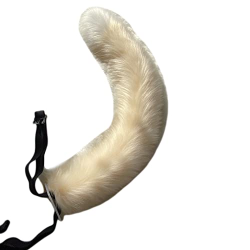 JOERBABU Haarband, gefaltet, für Katze, Kopfschmuck, Plüschschwanz, Tierohren, Cosplay, für Geburtstage, Festivals, Motto-Partys von JOERBABU