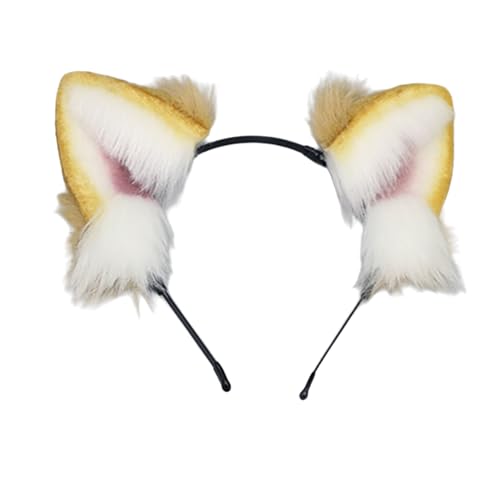 JOERBABU Haarband, handgefertigtes Tierohr-Stirnband, Anime-Haarband, Maskeraden, Kostüm, Kopfbedeckung, Teenager, Mädchen, Rollenspiele, Kopfbedeckung JOERBABU Haarband, handgefertigtes Tierohr-Stirnband, Anime-Haarband, Maskeraden, Kostüm, Kopfbedeckung, Teenager, Mädchen, Rollenspiele, Kopfbedeckung von JOERBABU