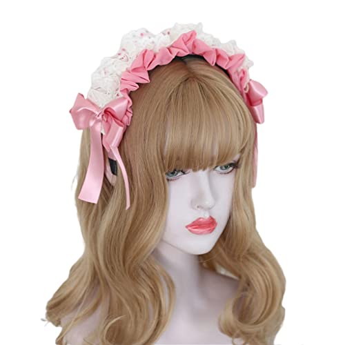 JOERBABU Haarband, plissierte Spitzen, Haarreifen für Damen, elegante Schleifenform, Make-up-Stirnband zum Waschen des Gesichts, Haar-Accessoires, mehrfarbig JOERBABU Haarband, plissierte Spitzen, Haarreifen für Damen, elegante Schleifenform, Make-up-Stirnband zum Waschen des Gesichts, Haar-Accessoires, mehrfarbig von JOERBABU