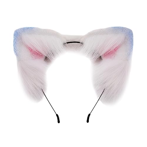 JOERBABU Haarband Halloween Anime Charakter Stirnband Katzenohrform Haarreifen Plüsch Kopfbedeckung Party Cosplay Kostüm Unisex von JOERBABU