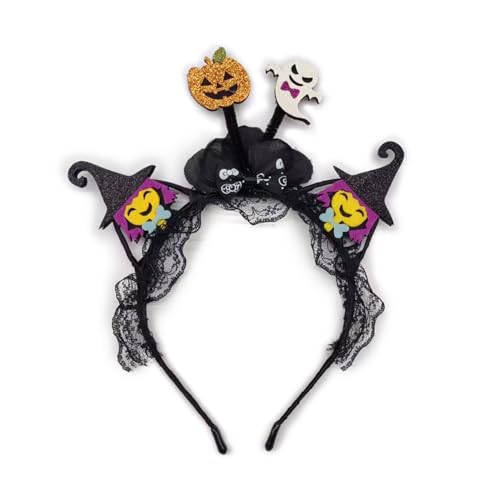 JOERBABU Haarband Lustiges Totenkopf-Stirnband für Geburtstagsparty Cosplay Schmetterling Spitze Kopfbedeckung Haarschmuck Halloween Kostüm Haarband JOERBABU Haarband Lustiges Totenkopf-Stirnband für Geburtstagsparty Cosplay Schmetterling Spitze Kopfbedeckung Haarschmuck Halloween Kostüm Haarband von JOERBABU