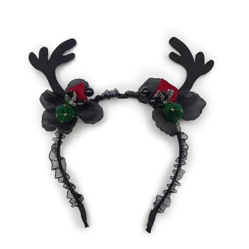 JOERBABU Haarband Lustiges Totenkopf-Stirnband für Geburtstagsparty Cosplay Schmetterling Spitze Kopfbedeckung Haarschmuck Halloween Kostüm Haarband JOERBABU Haarband Lustiges Totenkopf-Stirnband für Geburtstagsparty Cosplay Schmetterling Spitze Kopfbedeckung Haarschmuck Halloween Kostüm Haarband von JOERBABU