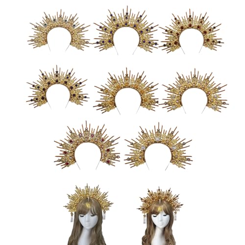 JOERBABU Haarband für Damen und Mädchen, für Festivals, für Cosplay, Party, Unisex, Festival, Kopfschmuck von JOERBABU