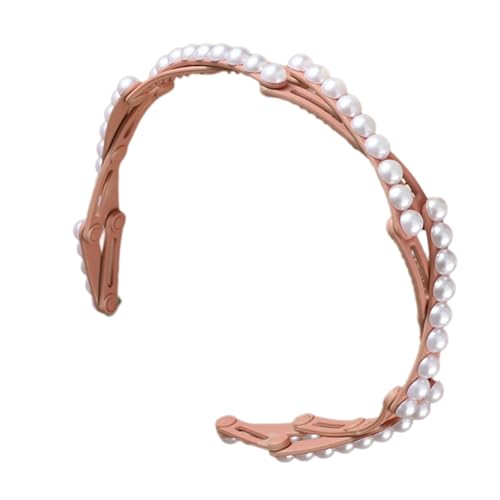 JOERBABU Haarreif, elegante Perlen, Haarreif, Komfort, passend für erweiterbare Designs, modisches Accessoire, Stirnband für Partys und Hochzeiten von JOERBABU