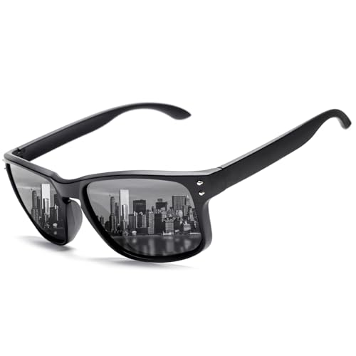 JOGVELO Polarisierte Sonnenbrille Herren, Polarisiert Sonnenbrille UV400 Schutz Klassische Ultraleichte für Fahren,Angeln,Laufen & Outdoor von JOGVELO