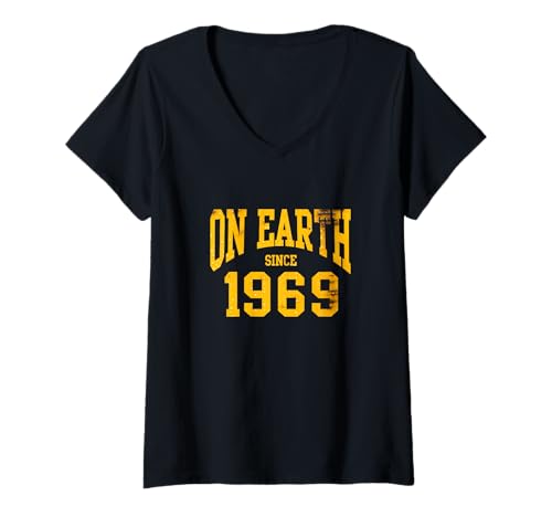 Damen JOHANA - Schöner Mädchen Name mit lustiger Katze T-Shirt mit V-Ausschnitt von JOHANA Tochter Enkel Geburtstag Geschenkideen