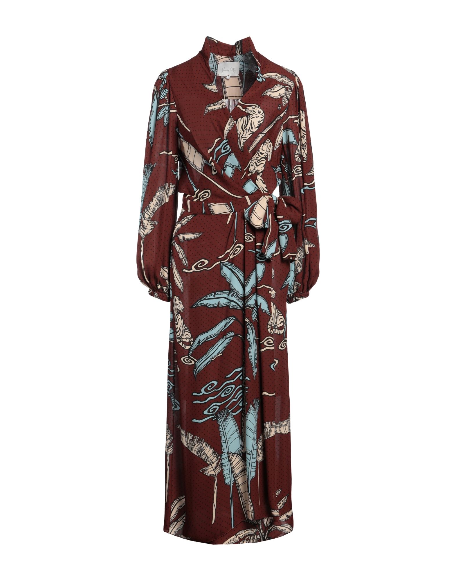 JOHANNA ORTIZ Maxi-kleid Damen Dunkelbraun JOHANNA ORTIZ Maxi-kleid Damen Dunkelbraun von JOHANNA ORTIZ