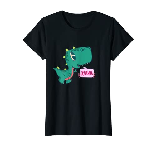 JOHANNA - Schöner Mädchen Name mit süßem Baby Dinosaurier T-Shirt JOHANNA - Schöner Mädchen Name mit süßem Baby Dinosaurier T-Shirt von JOHANNA Tochter Enkel Geburtstag Geschenkideen