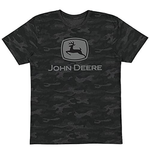 JOHN DEERE Camo Flecktarnmuster T-Shirt für Kinder Jungendliche (12-14 Jahre) von JOHN DEERE