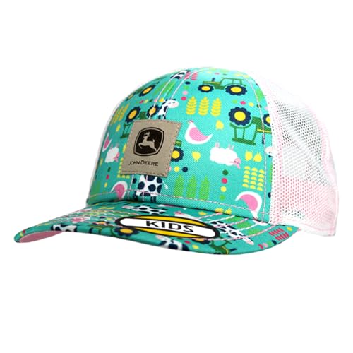 JOHN DEERE Farm Animals & Tractor Cap-Turquoise-One Size von JOHN DEERE