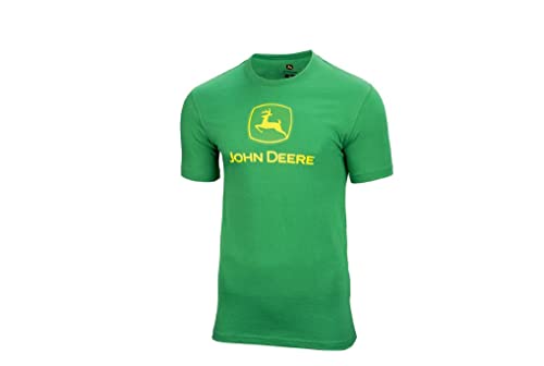 JOHN DEERE T-Shirt mit klassischen Logo Grün XXXL Herren Kurzarm von JOHN DEERE
