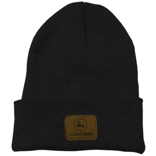 John Deere Beanie-Mütze (OFA, Schwarz), Schwarz, large von JOHN DEERE