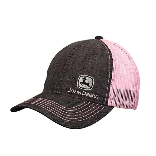John Deere Ladies' Pink Chambray Mesh Hat/Cap - LP73335 von JOHN DEERE