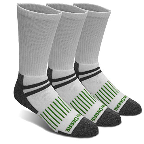 John Deere Men's 3 PK Performance Crew Work Socks with Full Cusion and Arch Support von JOHN DEERE