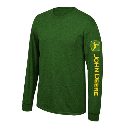 John Deere Men’s Green Long Sleeve Trademark T-Shirt (Large) von JOHN DEERE