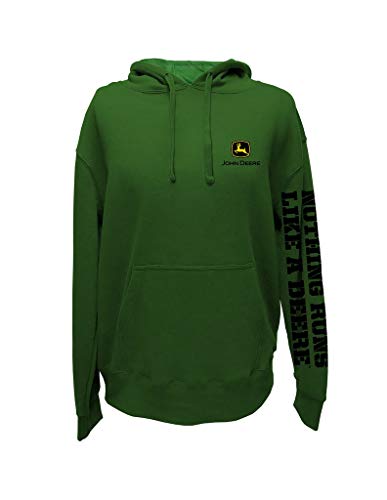 John Deere NRLAD Herren Kapuzenpullover, Grün, Größe M (US) von JOHN DEERE