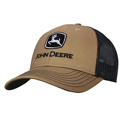 JOHN DEERE Twill Trucker Hat Mesh Baseball Cap-Olive-Os von JOHN DEERE