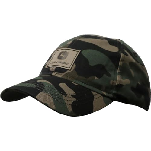 John Deere Unisex-Kinder Youth Boys Baseball Trademark Cap Baseballkappe, Camouflage, Jugend von JOHN DEERE