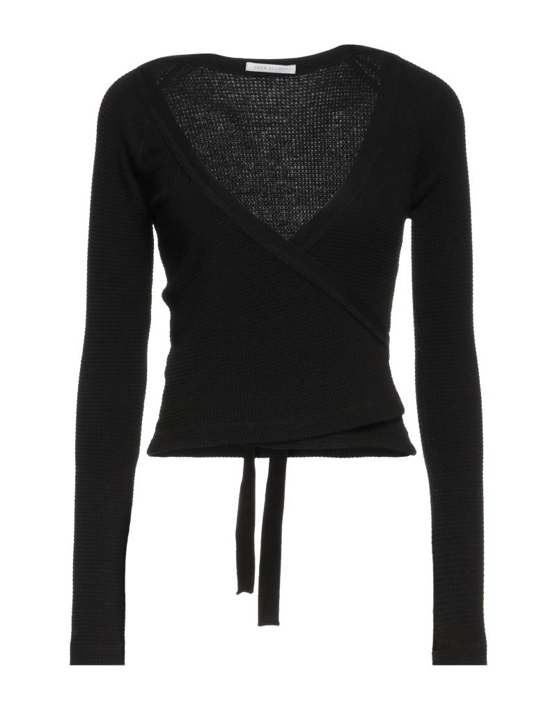 JOHN ELLIOTT Wickelpullover Damen Schwarz von JOHN ELLIOTT