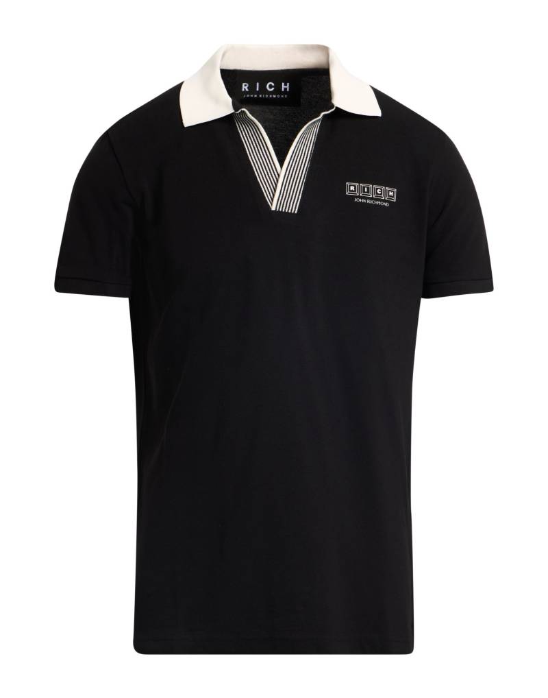 JOHN RICHMOND Poloshirt Herren Schwarz JOHN RICHMOND Poloshirt Herren Schwarz von JOHN RICHMOND
