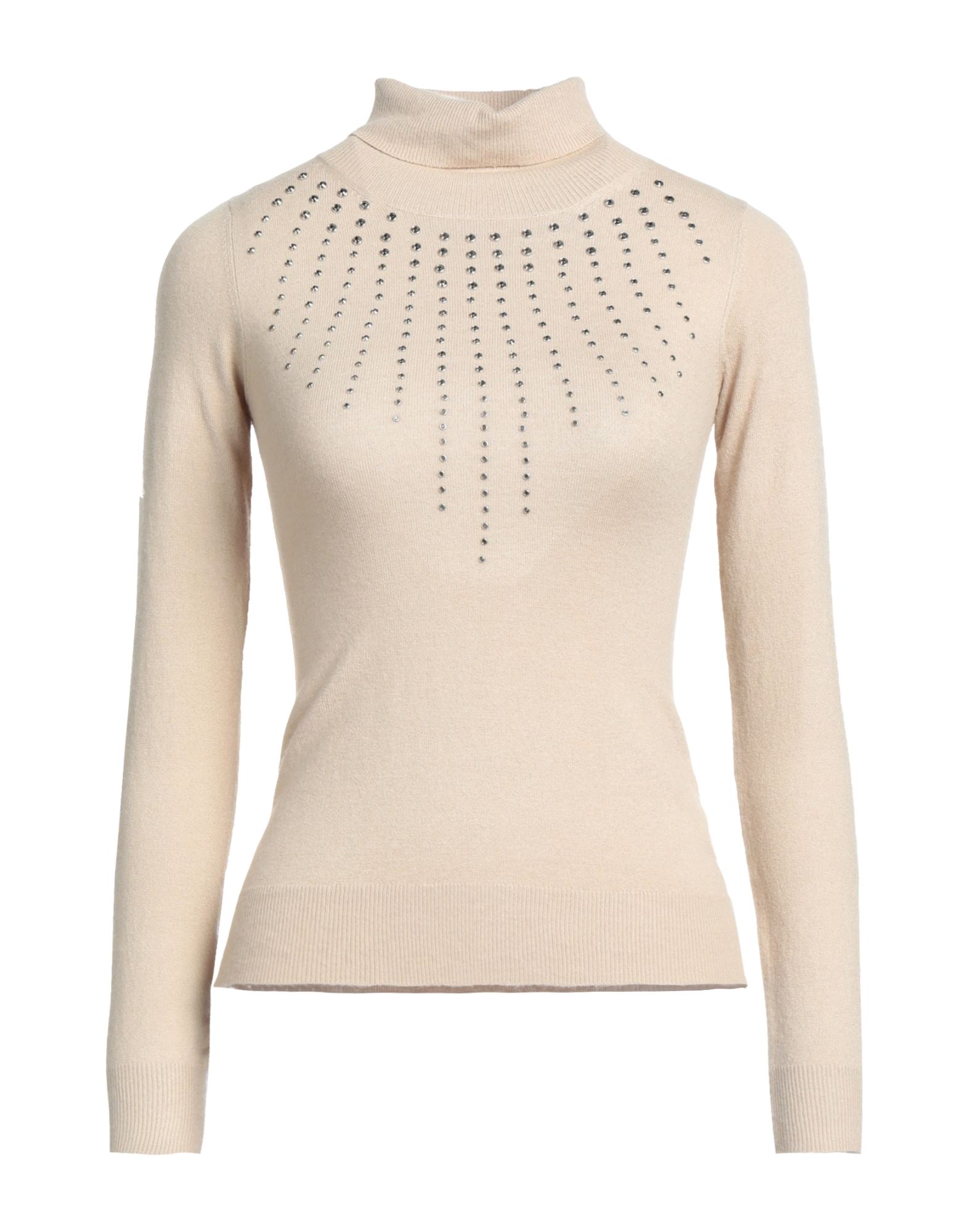 JOHN RICHMOND Rollkragenpullover Damen Beige JOHN RICHMOND Rollkragenpullover Damen Beige von JOHN RICHMOND