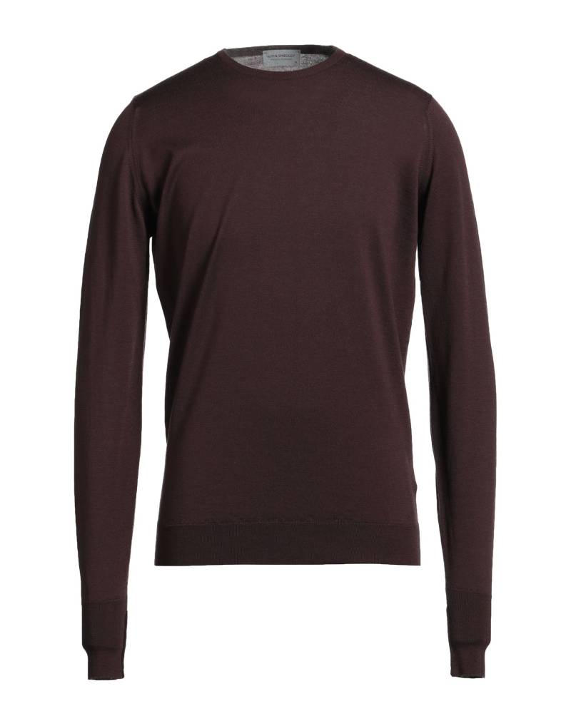 JOHN SMEDLEY Pullover Herren Dunkelbraun von JOHN SMEDLEY