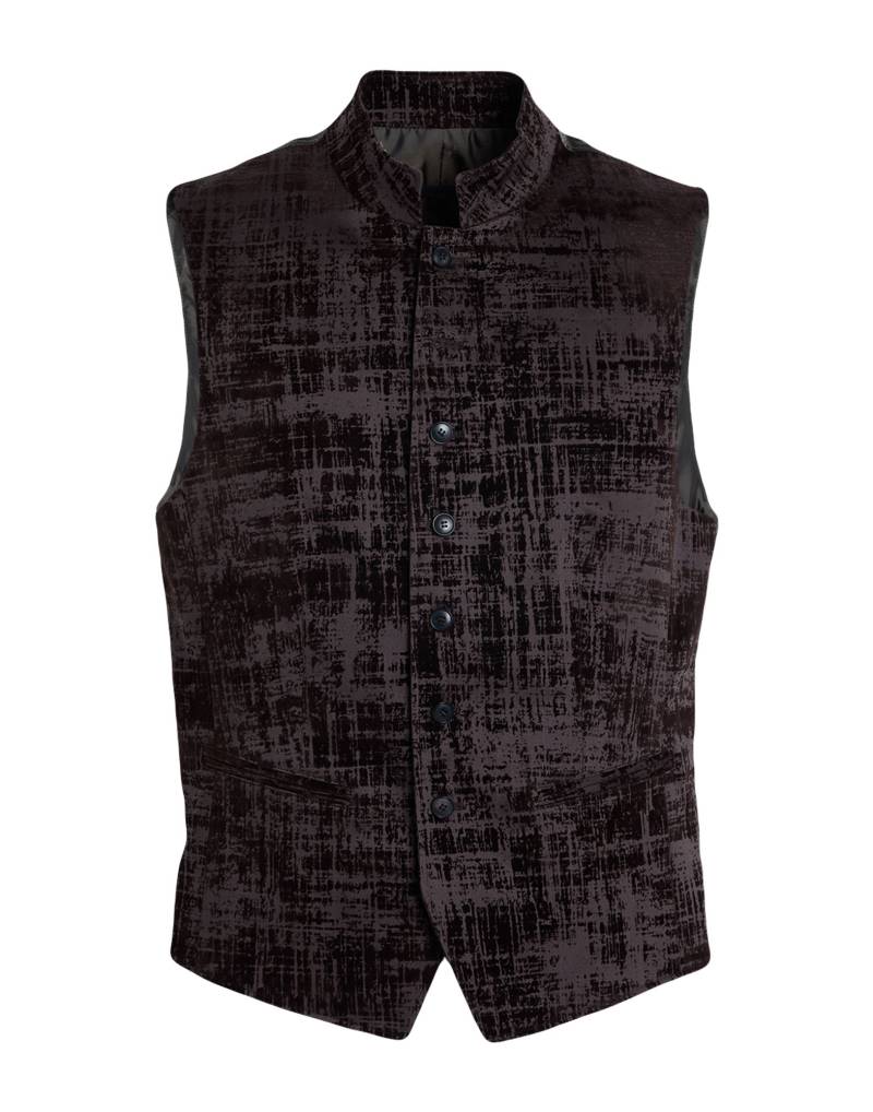 JOHN VARVATOS Couture-weste Herren Dunkelbraun von JOHN VARVATOS
