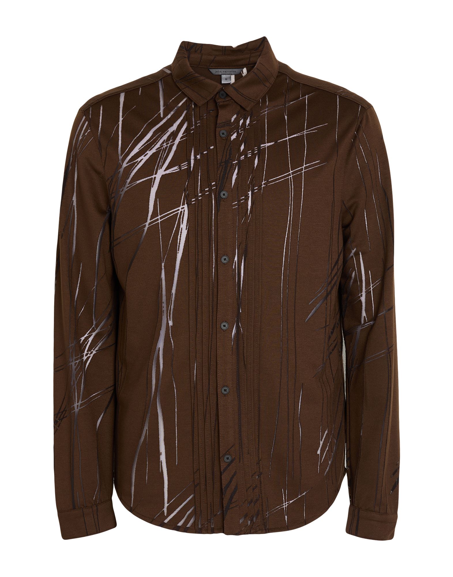 JOHN VARVATOS Hemd Herren Dunkelbraun von JOHN VARVATOS