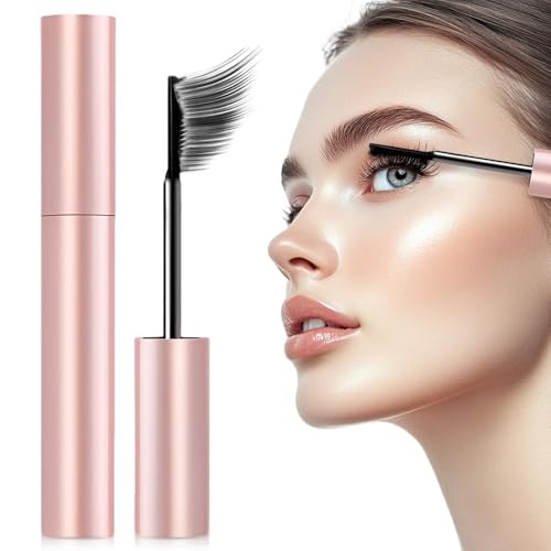2025 Neu Wasserfester Wimperntusche,Tubing Mascara, Verlängerung Langanhaltender Extensions Mascara für Augen Make-up,Hochzeit,Party (Schwarz) von JOHNBOLIN