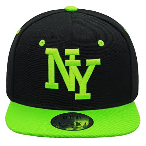 JOHNNY CHICOS NY New York süße Kindercap Kinder Cap Snapback 49-56cm Kopfumfang, Größe:Kinder;Farbe:NY Blk Grün von JOHNNY CHICOS