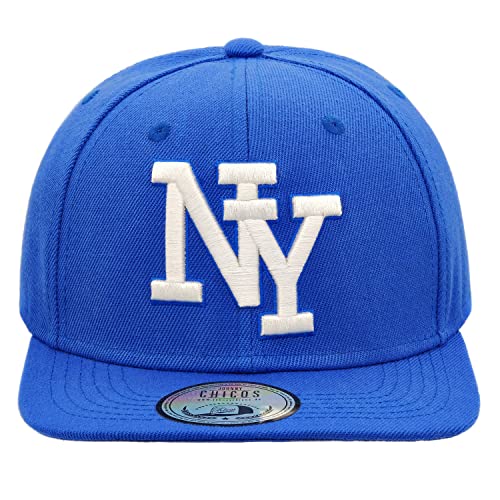 New Boy Girl NY New York süße Unisex Schwester Bruder Kindercap Hai Tiger Adler Prince Kinder Cap Snapback und Mütze 49-58cm Kopfumfang (One Size, NY-Kids-Royal-Royal-White) von JOHNNY CHICOS