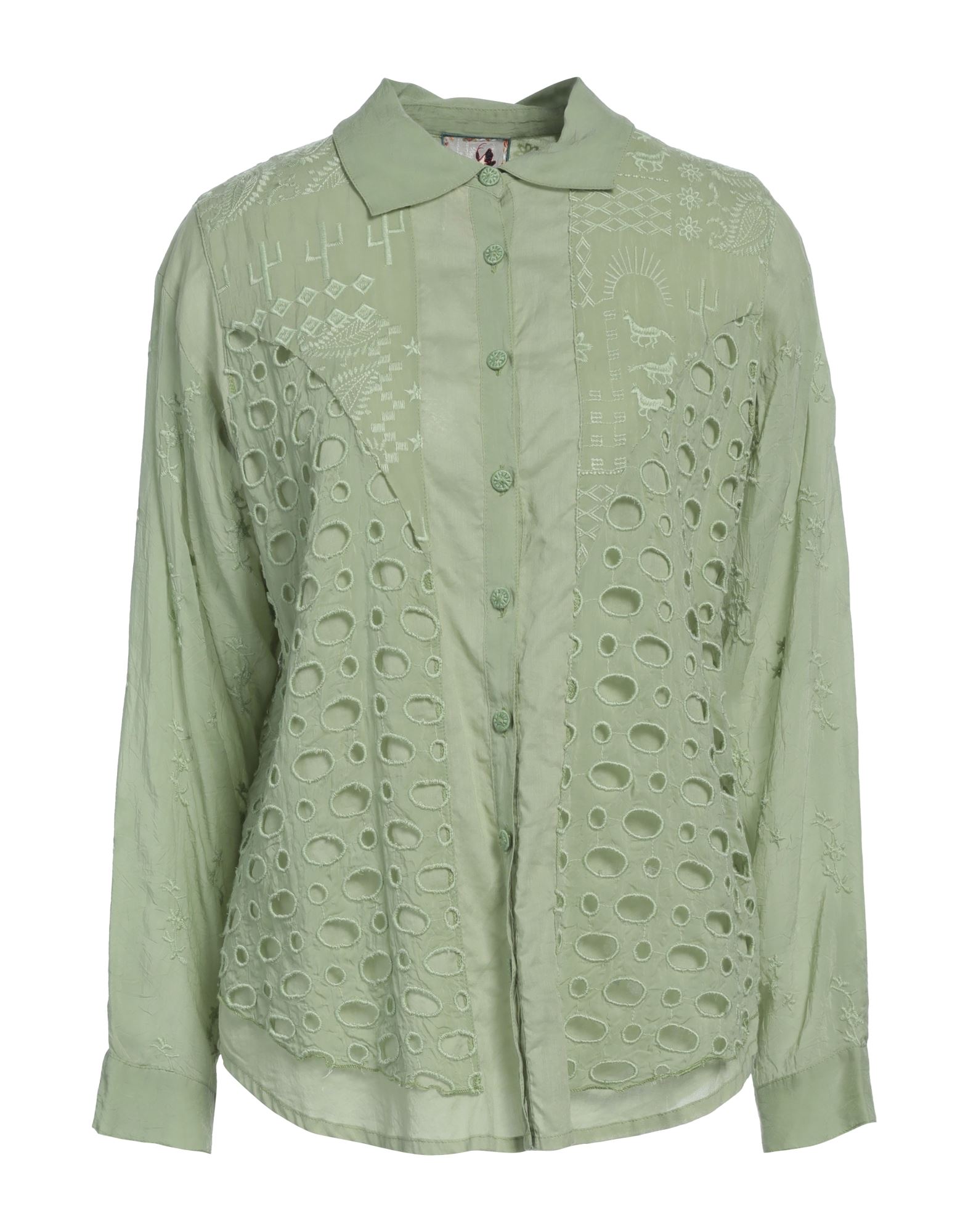 JOHNNY WAS Hemd Damen Salbeigrün von JOHNNY WAS