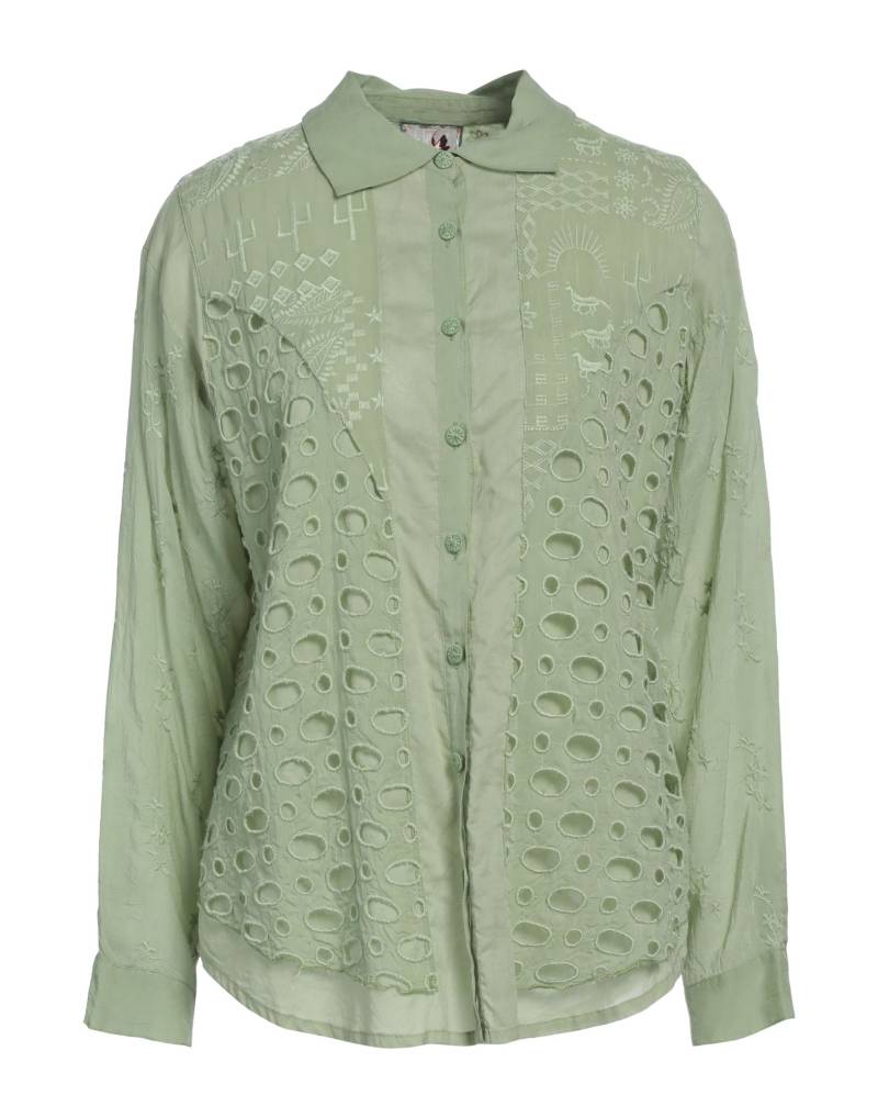 JOHNNY WAS Hemd Damen Salbeigrün von JOHNNY WAS