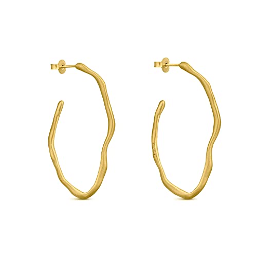 GOLDENE OHRRINGE CLARA | Entworfen von Joidart | Clara-Sammlung | 24K vergoldetes Metall | mattes Finish GOLDENE OHRRINGE CLARA | Entworfen von Joidart | Clara-Sammlung | 24K vergoldetes Metall | mattes Finish von JOI D'ART