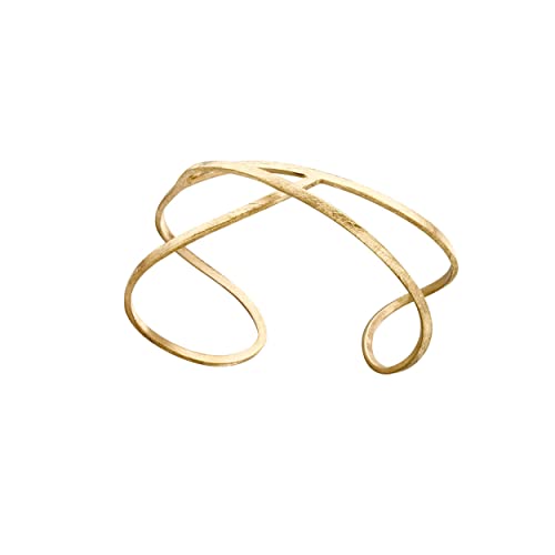 GOLDENES ARMBAND EMBOLIC | Entworfen von Cristina Julià | Joidart | Embolic-Kollektion | Vergoldetes Messing von JOI D'ART