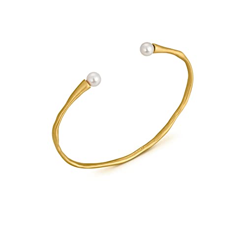 JOI D'ART GOLDENES ECLAT-ARMBAND | Entworfen von Joidart | Eclat-Kollektion | 24K vergoldetes Metall | Murano-Glas von JOI D'ART