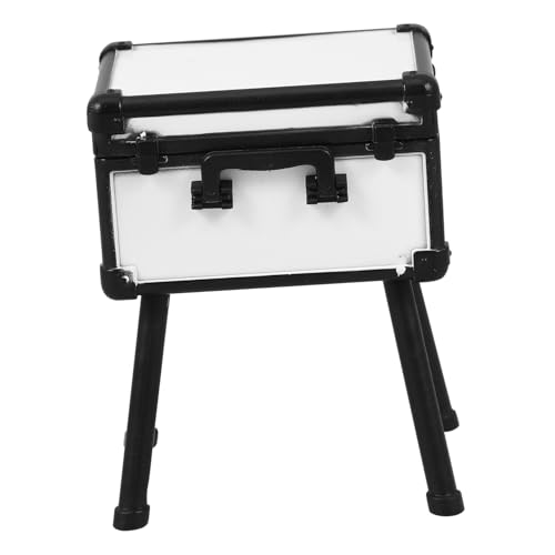 JOINPAYA Mini-kosmetikset Aus Abs-Material – Puppenhaus-schminkbox Mit Lippenstift Parfüm Pinsel – Maßstab 112 von JOINPAYA