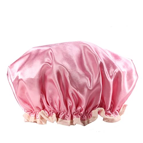JOINPAYA 1 Satz Wasserdichte Duschhaube Schlafhaube Dame Duschhut Frau Duschhauben Badekappen Für Frauen Badekappen Wasserdicht Zufällige Farbe 3 Stück von JOINPAYA