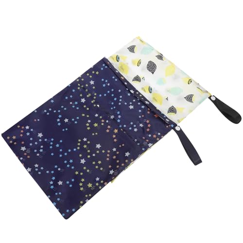 JOINPAYA 2stücke Kleine wasserdichte Wickeltaschen Tragbare Aufbewahrungstaschen Für Und Trockene Windeln Organizer Für Kinderwagen Wiederverwendbar Und Waschbar Design von JOINPAYA