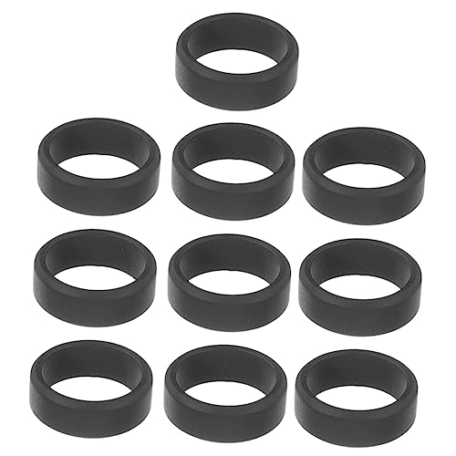 JOINPAYA 10 Stück Silikonringe für Männer Elastische und Hautfreundliche Fitnessringe für Sport und Aktivitäten Schwarz JOINPAYA 10 Stück Silikonringe für Männer Elastische und Hautfreundliche Fitnessringe für Sport und Aktivitäten Schwarz von JOINPAYA