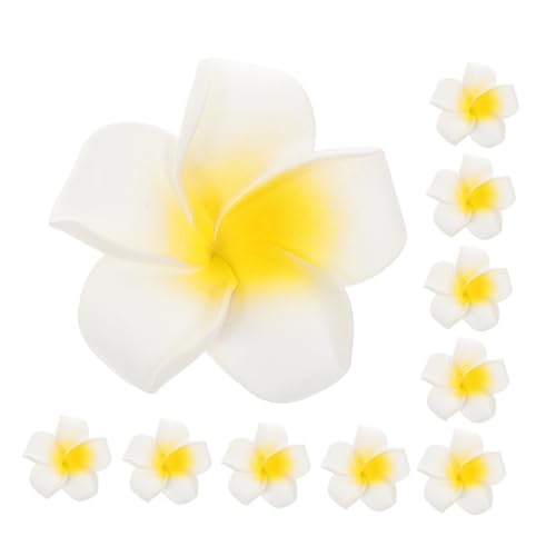 JOINPAYA 10stücke Künstliche Plumeria-blumen Schaumstoff Blütenköpfe Haarspangen Haarschmuck Für Strandparty Hochzeitsdeko Hawaiianische Partygeschenke von JOINPAYA