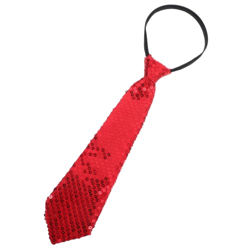 JOINPAYA 1stück Party Krawatte Mit Und Pailletten Festliche Fliege Für Und Für Kostümpartys Und Besondere Anlässe Einfarbig Rot Einheitsgröße von JOINPAYA